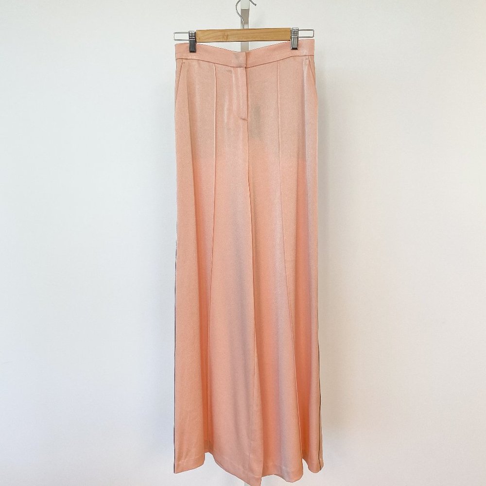 ABS Allen Schwartz Peach Wide-Leg Cropped Pants